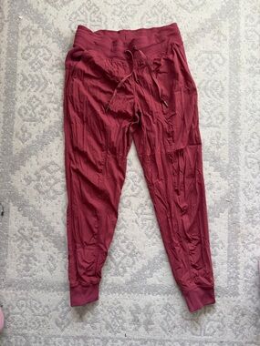 Maroon Lululemon Dance Studio Pants